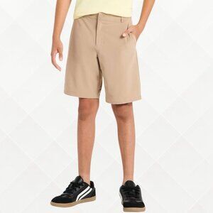 All In Motion Boys’ Regular Fit Golf Shorts • Khaki • Size 14 • NWT - KDS-100002